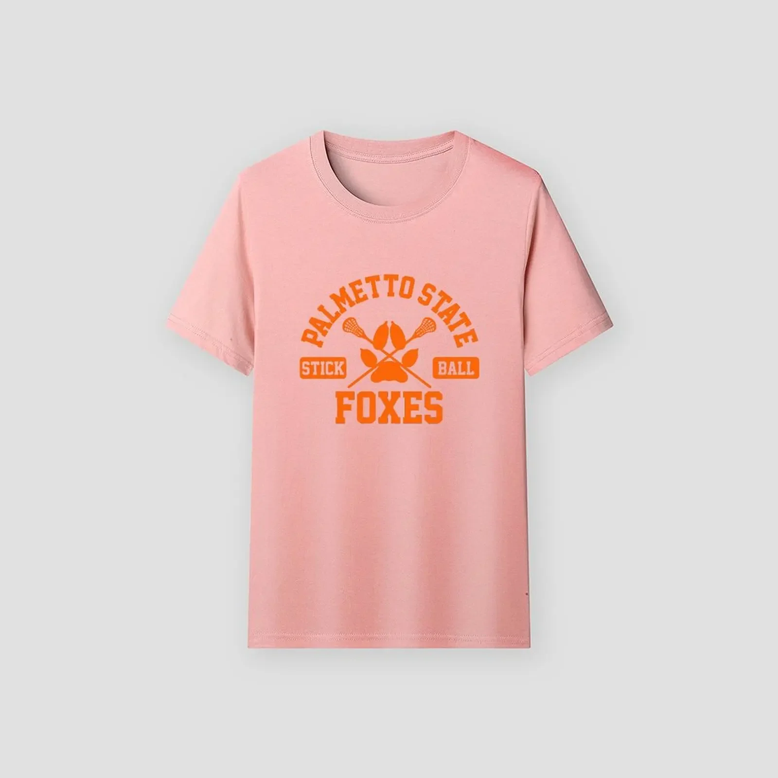 بلايز امرأة جولة الرقبة قصيرة الأكمام رقيقة فضفاضة عارضة Palmetto الدولة Stickball الثعالب طباعة تي شيرت الصيف عارضة المحملة #4