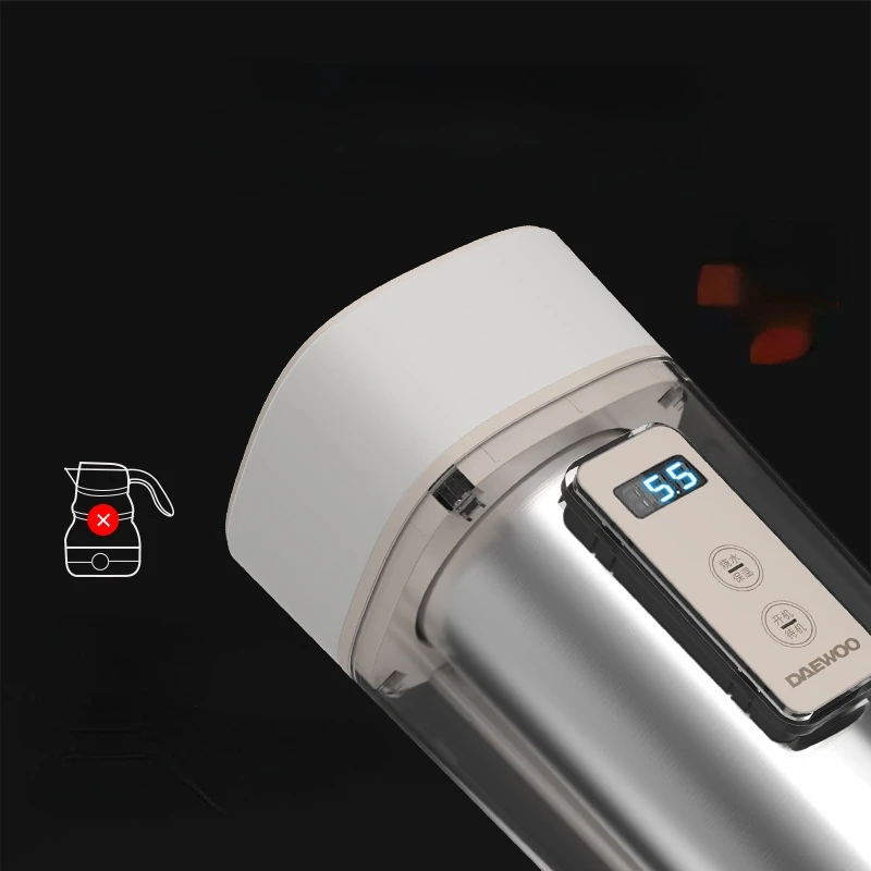 กาต้มน้ำไฟฟ้าพกพาได้สำหรับใช้ในครัวเรือนถ้วยน้ำร้อนไฟฟ้าแบบอัตโนมัติเต็มรูปแบบหม้อต้มน้ำกันความร้อนขนาดเล็ก