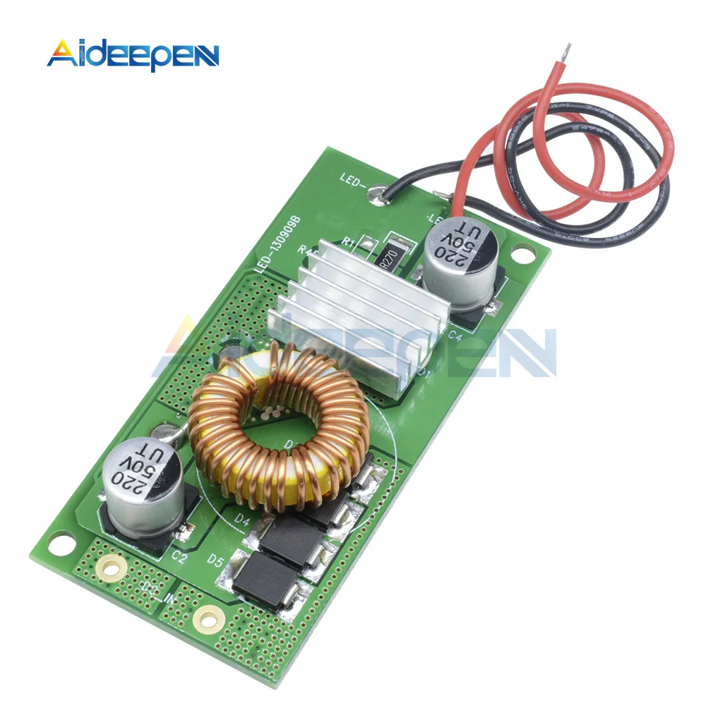 

DC 12 -24V to DC 30 -38V Boost Converter LED Constant Current Driver Module 10W 20W 30W 50W DC Input Power Supply for LED Lamp