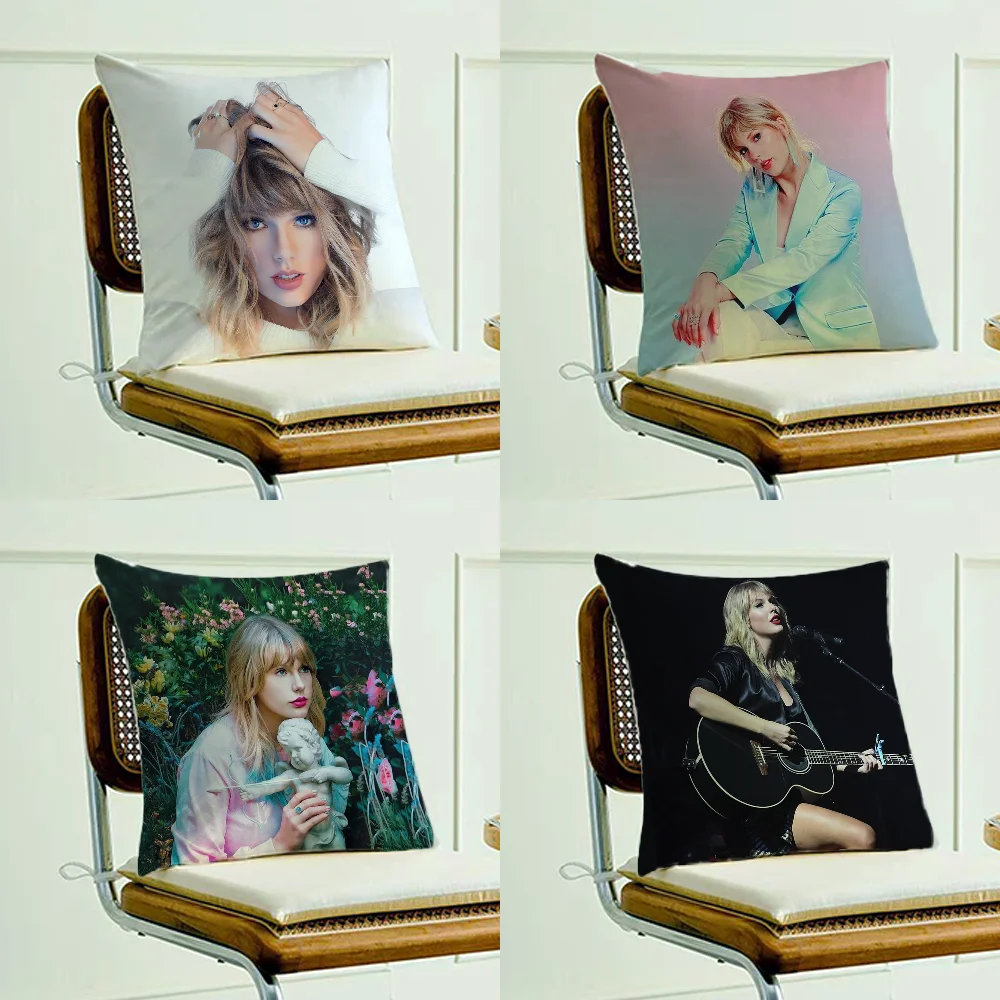 S-Swifts Pillow Case Plush Fabric Soft Pillowcase Double Sided Print Cushion Cover Household Gifts