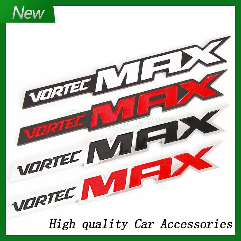 

3D ABS VORTEC MAX Car Rear Trunk Emblem Badge Door Tailgate Sticker Decals Car Styling Accessories For C SS 6.0