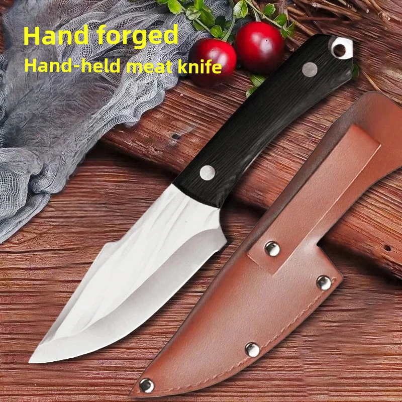 Handmade Forged Knife Stainless Steel Boning Knives Fruit Slicing Knife Meat Cleaver Kitchen Knife Fish Knife Cooking Knife