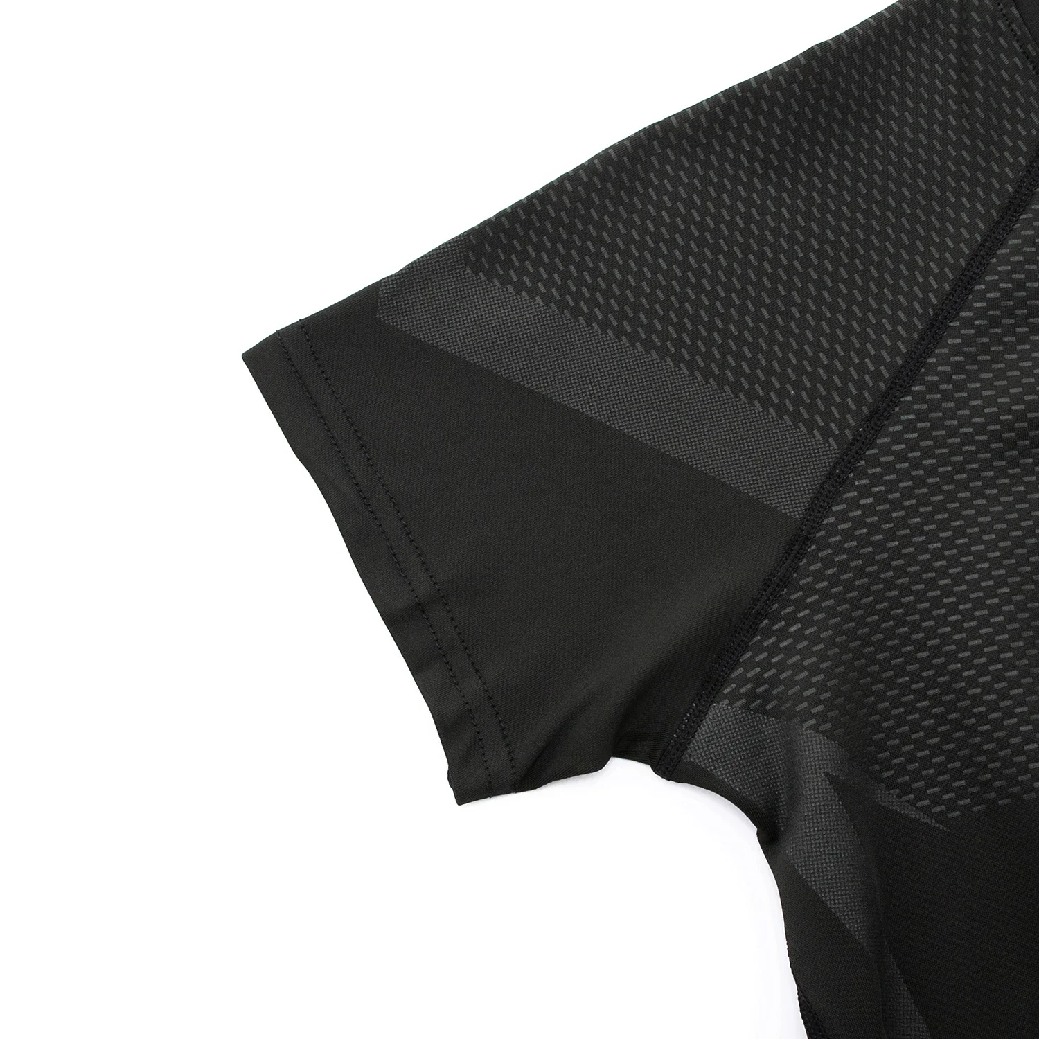 HANRAN جديد مضغوط قميص الرجال تشغيل تي شيرت سريعة الجافة الرياضة ضيق اللياقة البدنية التدريب تي شيرت الرجال تجريب قصيرة الأكمام بلايز