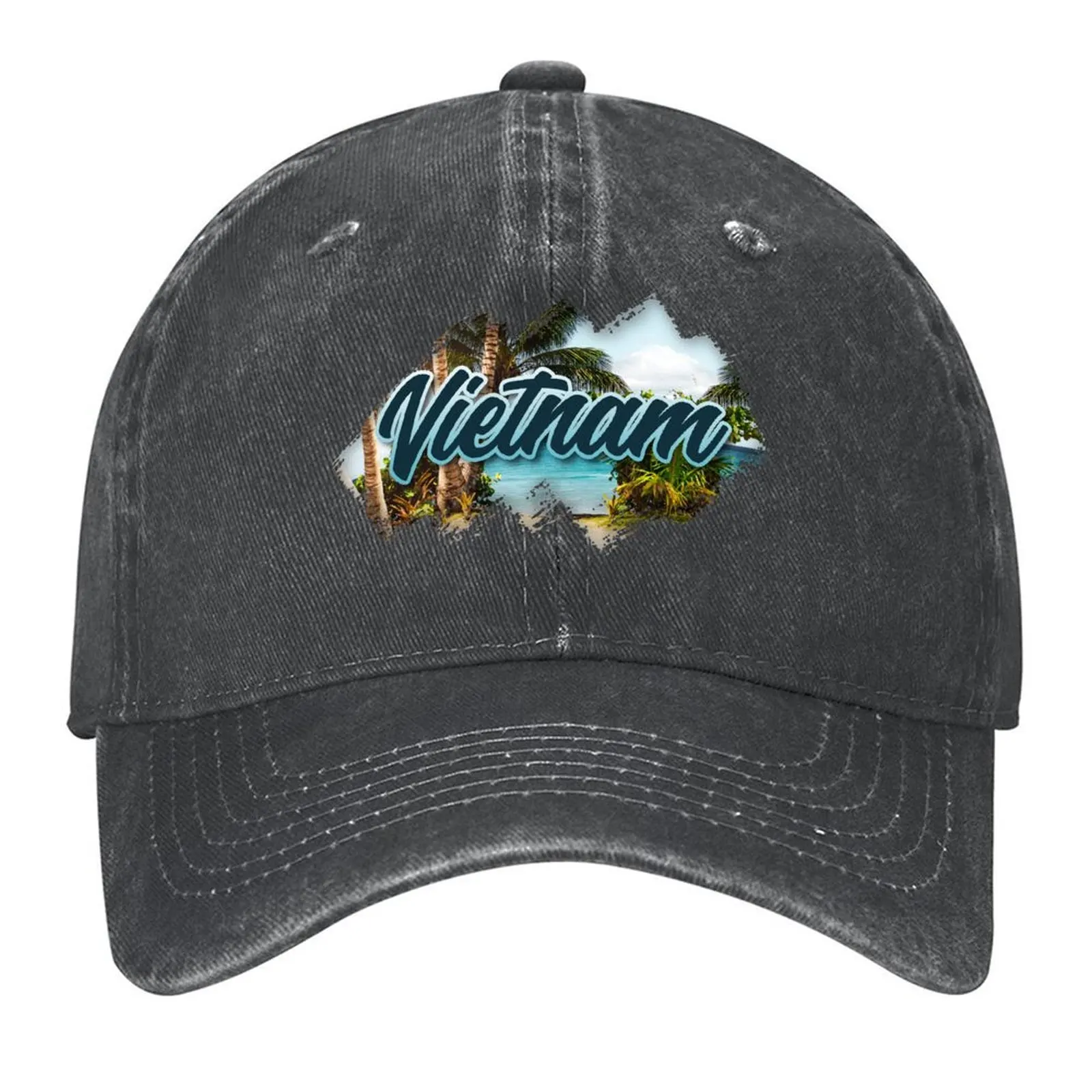 

Vietnam honeymoon trip.Holiday gifts Baseball Cap Unique hats fashionable Kids Hat Sunscreen Men's Luxury Women's
