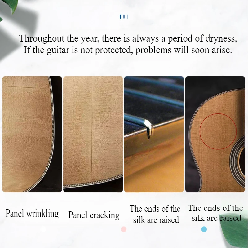 Acoustic Guitar Sound Hole Humidifier Anti-drying Anti-panel Cracking Instrument Care Humidity Adjustment Guitar Accessories
