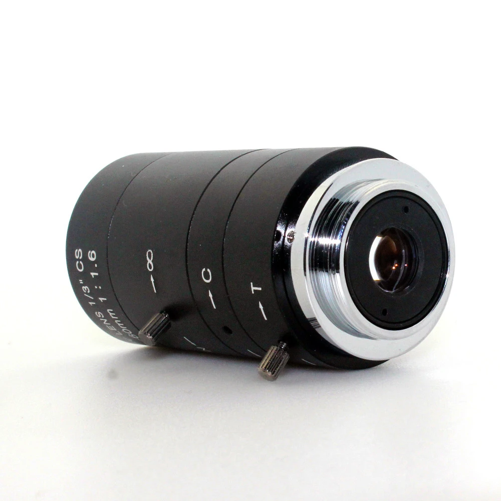 3MP HD 6-60mm CS LENS 1/3" CCTV Industrial Lens IR F1.6 Manual Zoom Manual Iris CS MOUNT for IP CCTV CCD Camera BOX USB CAMERA