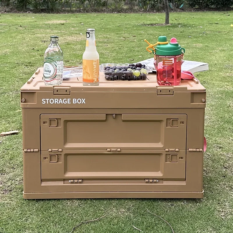 Multifunctional Practical Storage Box Sturdy Construction Outdoor Camping Thickened Folding Storage Box Save Space