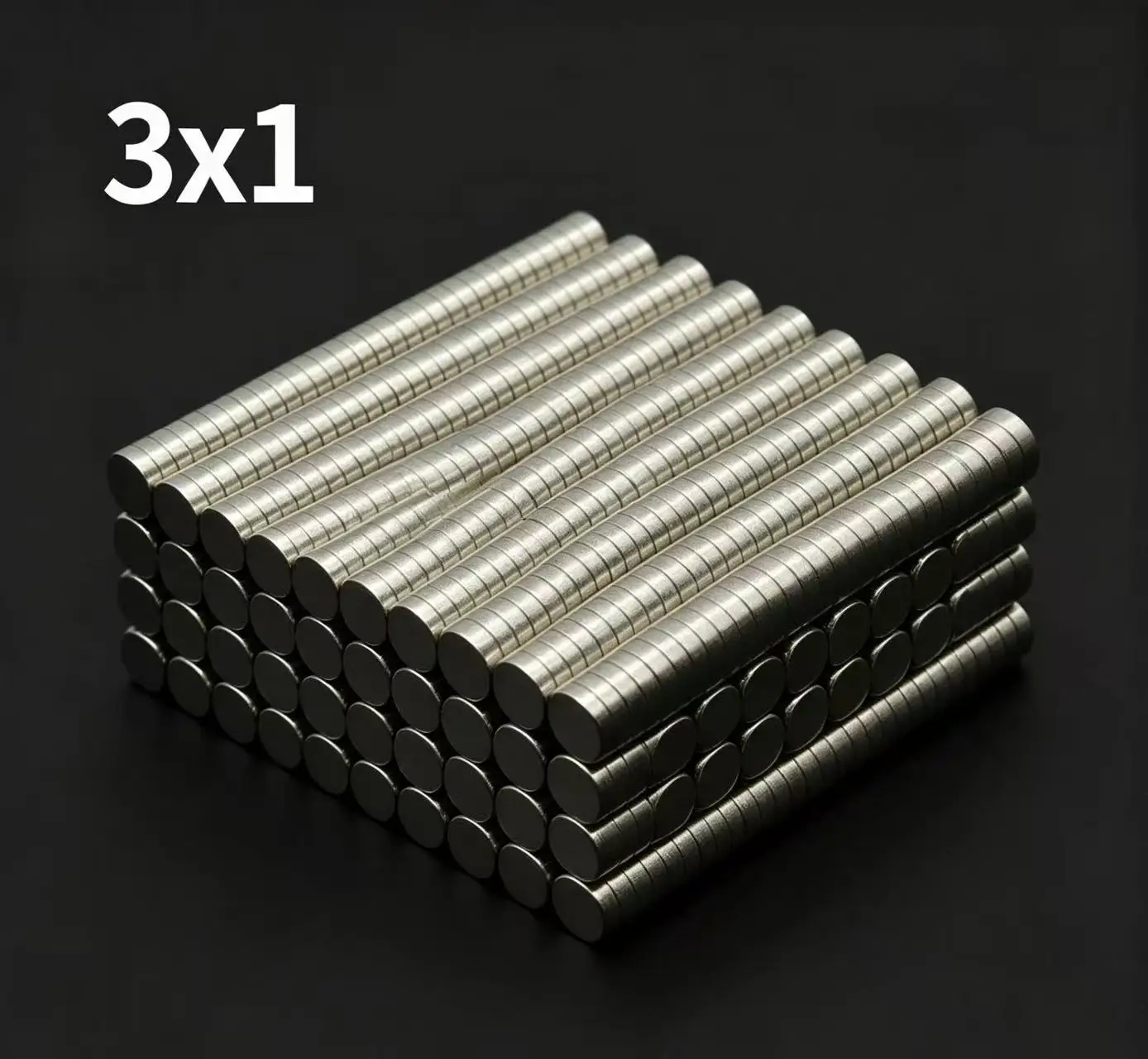 3x1mm Powerful Neodymium Magnet N35 NdfeB Permanent Magnetic imanes Round Super Strong Fridge Magnets DIY