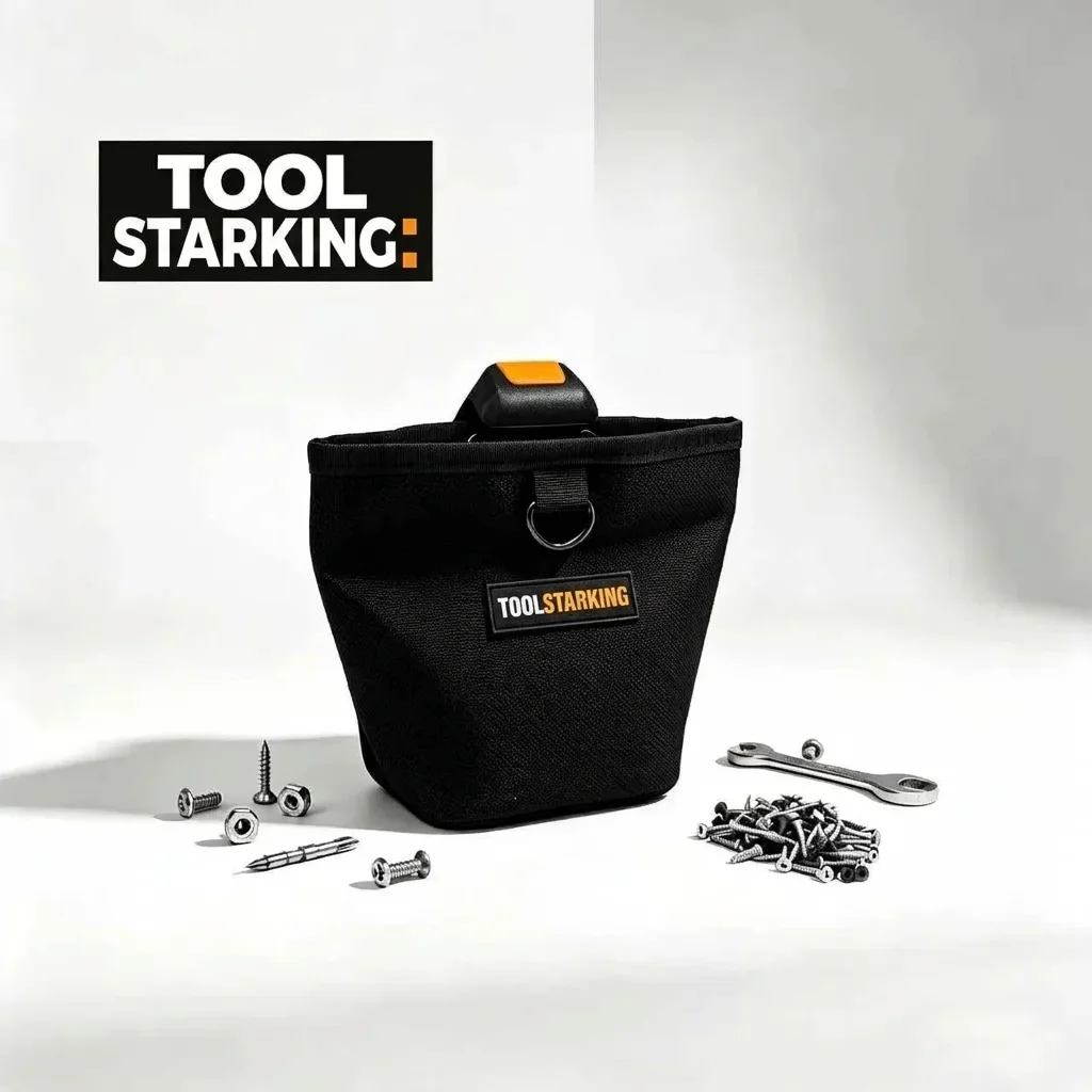 TOOLSTARKING Multifunctional Quick-Hanging Waist Tool Bag High Capacity Waterproof Durable Nail & Screw Pouch for Construction