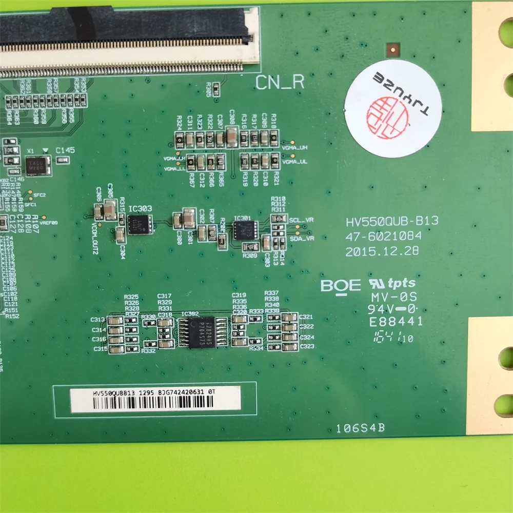 HV550QUB-B13 47-6021084 t-con tablica logiczna HV550QUBB13 dla UA55MUF30ZJXXZ UA55MU6100JXXZ 55E5500U