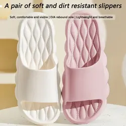 Women Summer Slippers Men Home Shoes Household Indoor Bathroom Bathing Couple EVA Slippers Sandals Slippers Anti-slip Anti-odor