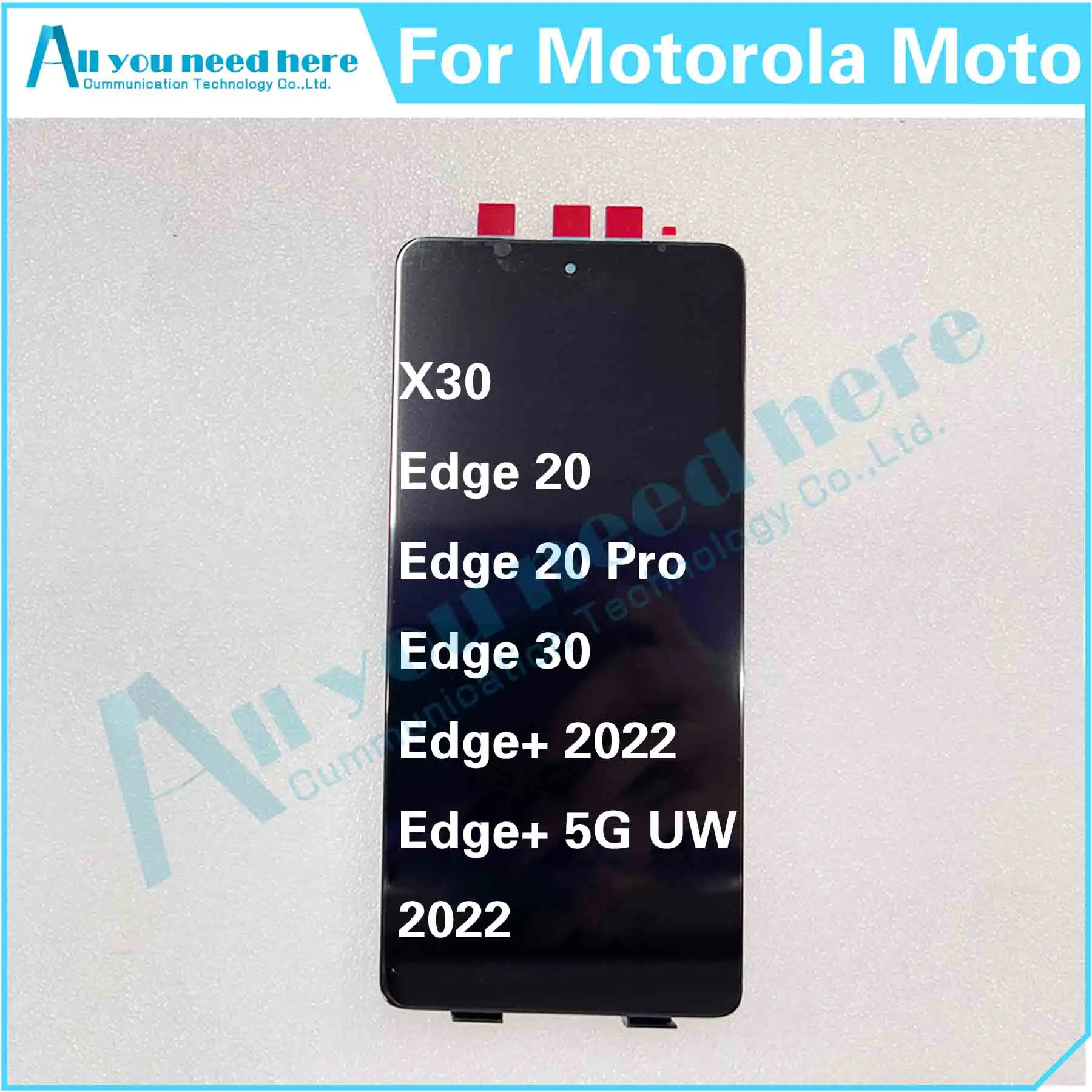 100% Test For Motorola Moto Edge 20 Pro / Edge 30 / Edge+ 5G UW 2022 / X30 LCD Display Touch Screen Digitizer Assembly Parts