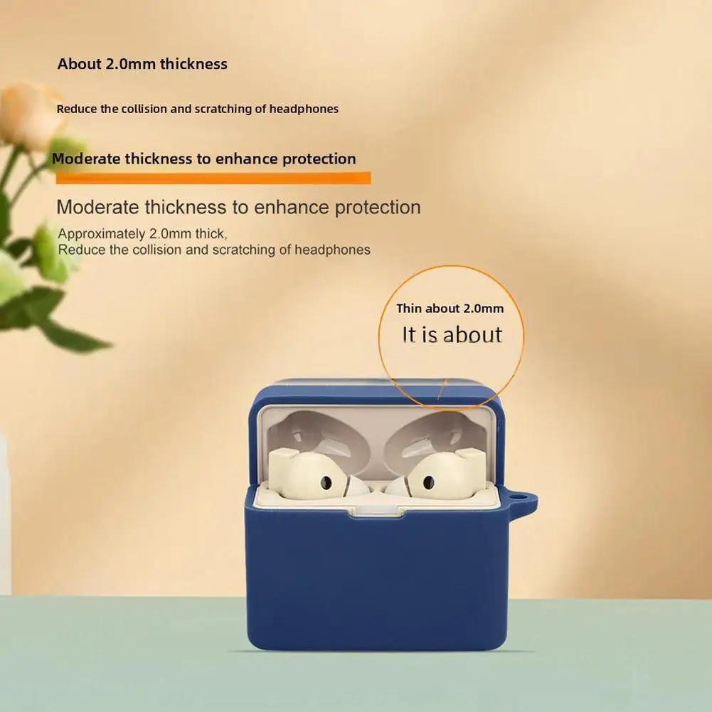 Silicone Earphone Protective Case For MOONDROP MOCA Bluetooth Integrated Earphone Soft Anti Fall Shell Accessories