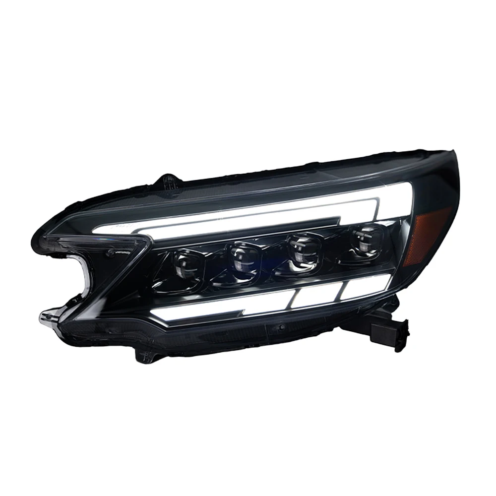 

For Honda for CR-V 2012-2014 Auto LED Headlights 100W Four Projector Lens Assembly Plug Play Front Car Lamps Upgrade Accessories