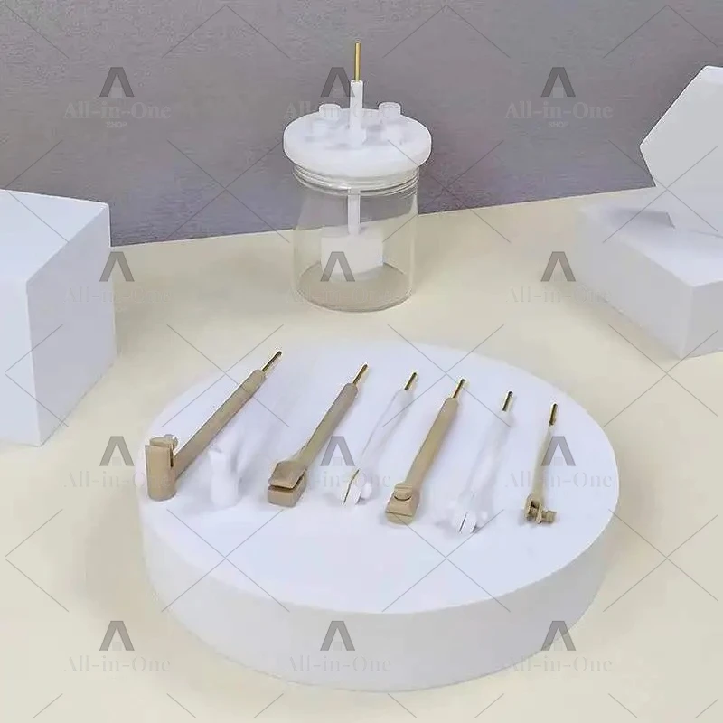 PTFE Coated Electrode Holder Platinum Plate Counter Auxiliary Electrode Holder for Laboratory Use