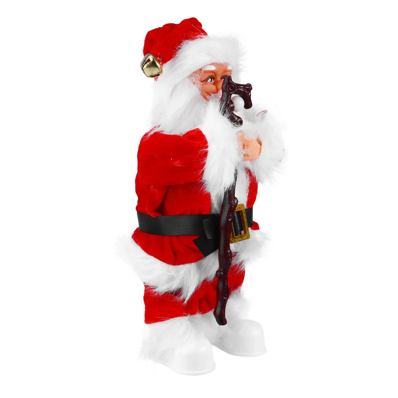 

Funny Electric Moving Santa Christmas Desktop Decoration High Quality Material Swing Music Feature for Holiday Party Surprise