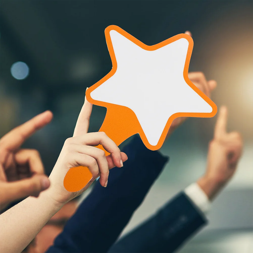 قابلة لإعادة الاستخدام فارغة الجافة محو مجداف النتيجة مجلس خفيفة الوزن المحمولة السبورة التصويت التهديف للفصول الدراسية مزاد Bidding #6