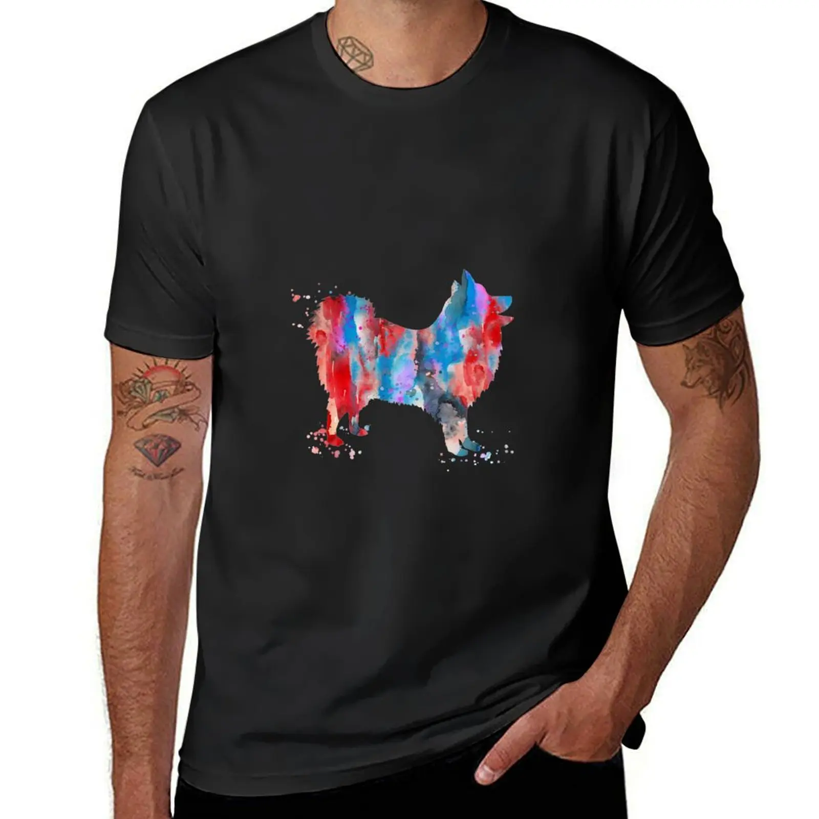 Japanese Spitz T-Shirt new edition vintage t shirts for men pack