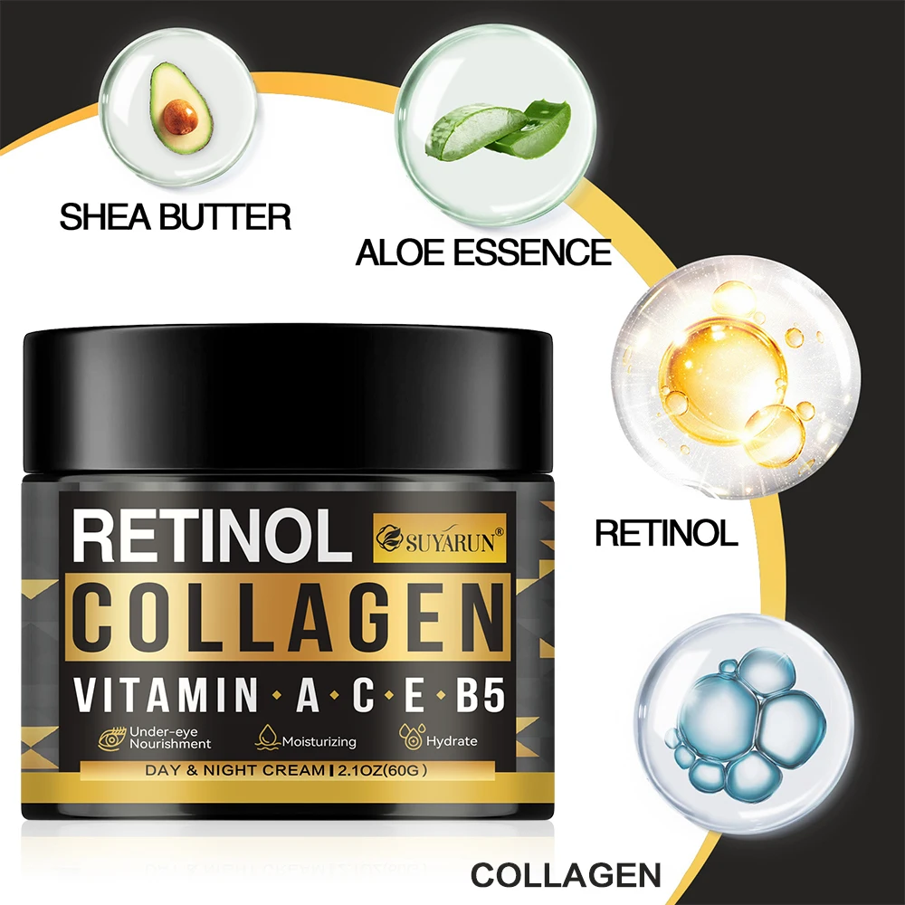 SUYARUN Retinol Moisturizing Cream, Rich in Aloe Vera Leaf and Tocopherol Raw Materials, Universal Skin Care for Men. image 2