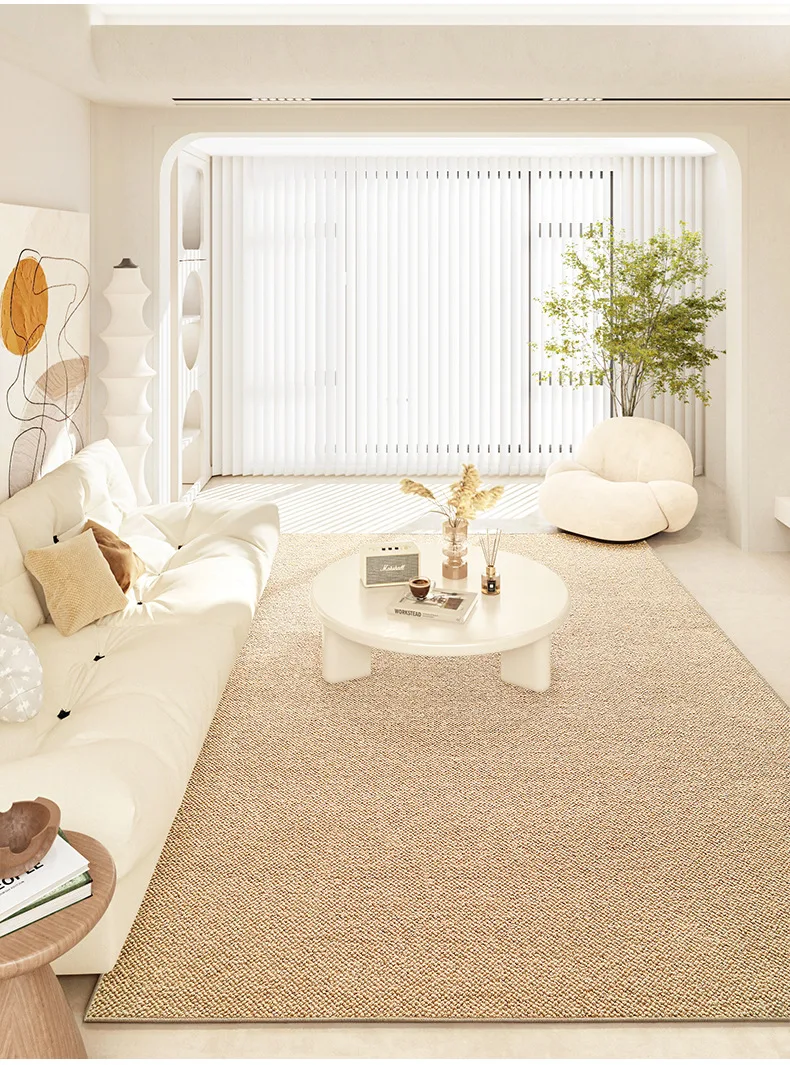 Large carpet plain simple covered living room coffee table blanket sofa bedroom bedside blanket