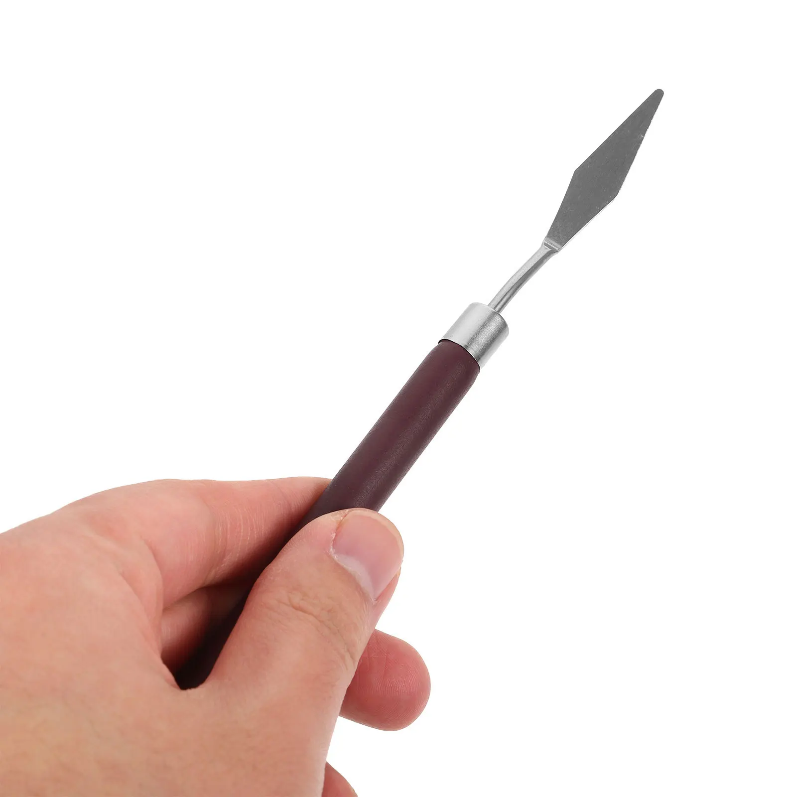 

7Pcs Color Stirring Spatulas Wooden Handle for Oil Watercolor Canvas Pigment Mixing Art Supplies Painting Scrapers