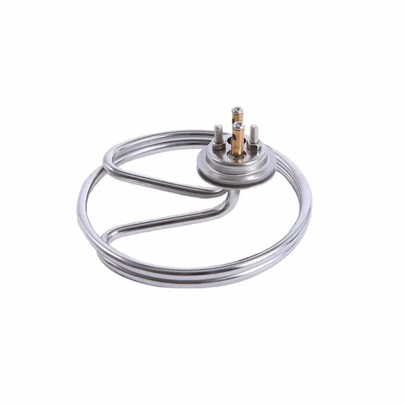 Double Round Type Stainless Steel Liquid Heating Element - 220V 3000W Heating Tube for Towel Car Insulation Barrel