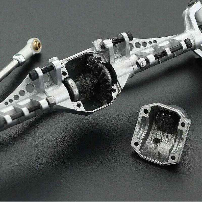 Ziegenmetall-Achsenbaugruppe Axial Capra 1.9 UTB Simulierter Metall-Vorder- und Hinterachse für 1/10 RC Crawler Car Traxxas Upgrade-Teile
