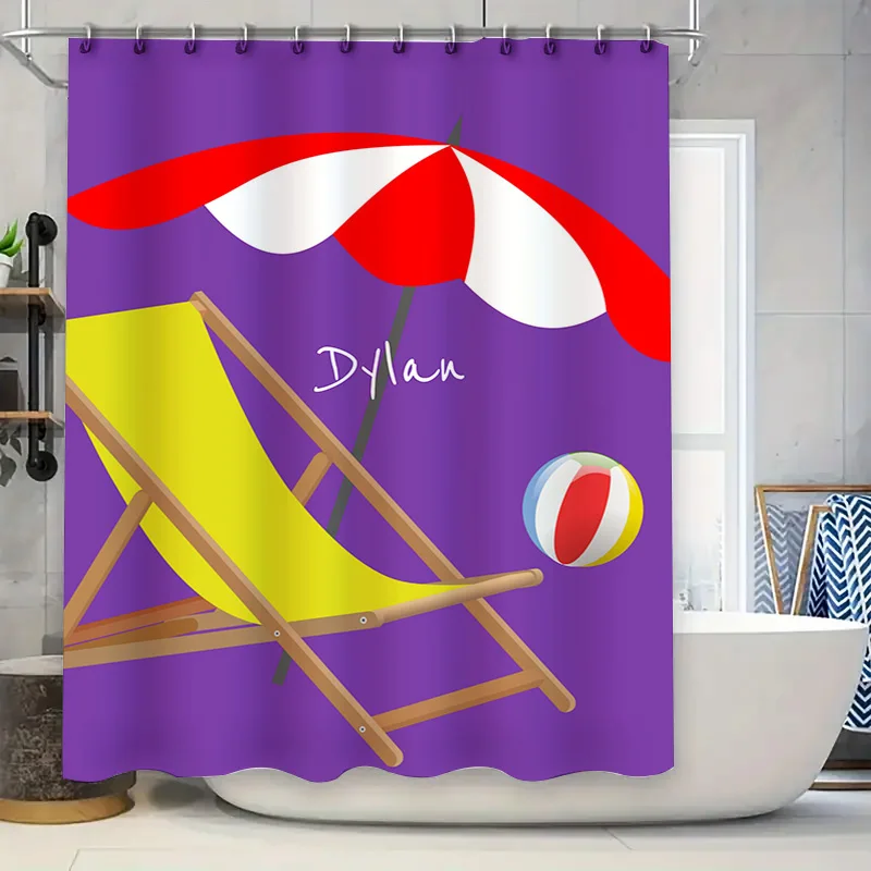 Beautiful Clouds Print Shower Curtain Vivid Rainbow Forest Design for Bathroom Decor Waterproof Fabric with Hooks Ideal Gift Ide