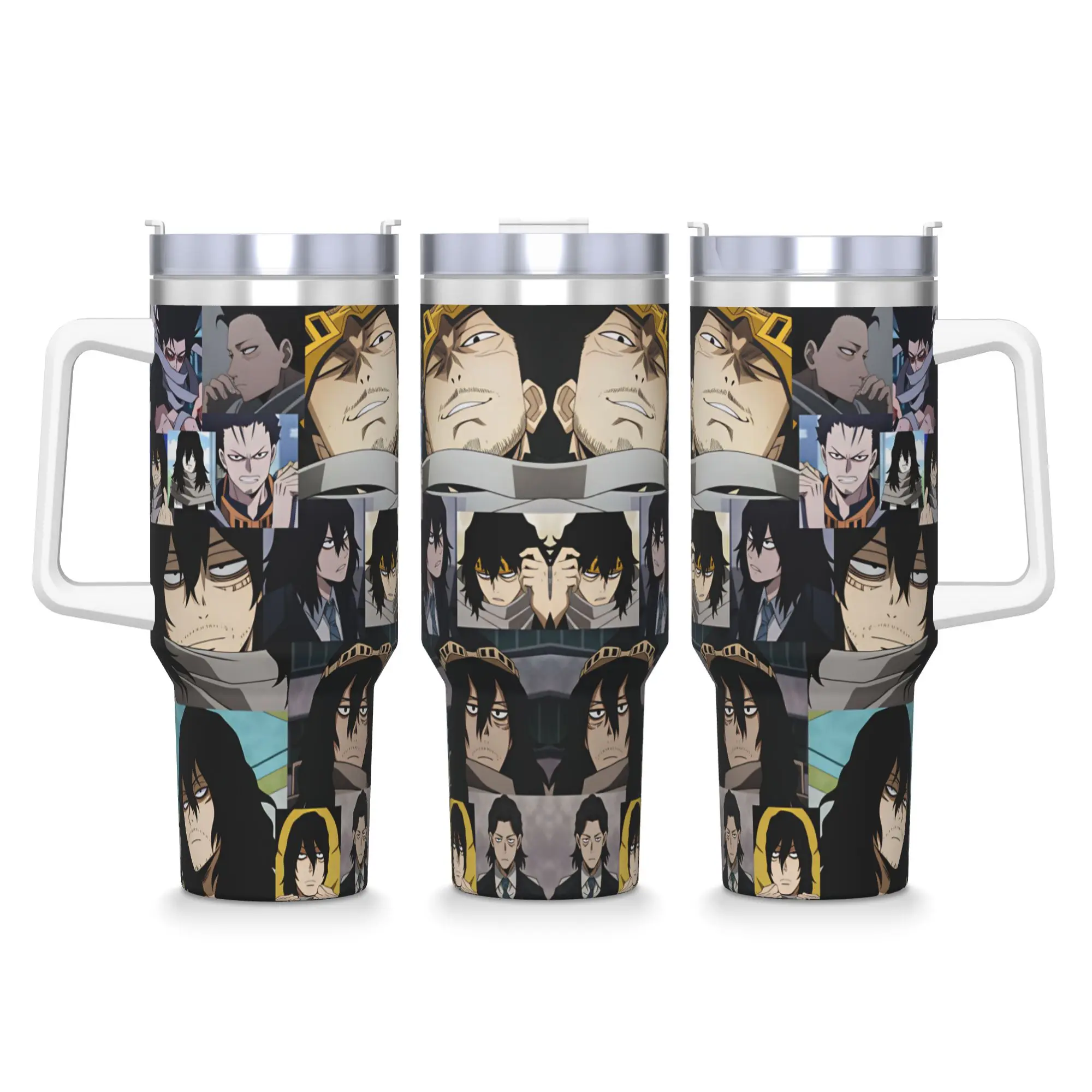 Aizawa Shota  Stainless Steel Tumbler  Driving Car Mugs Large Thermal Cups Insulated Hot Drinks Milk Tea Water Bottle