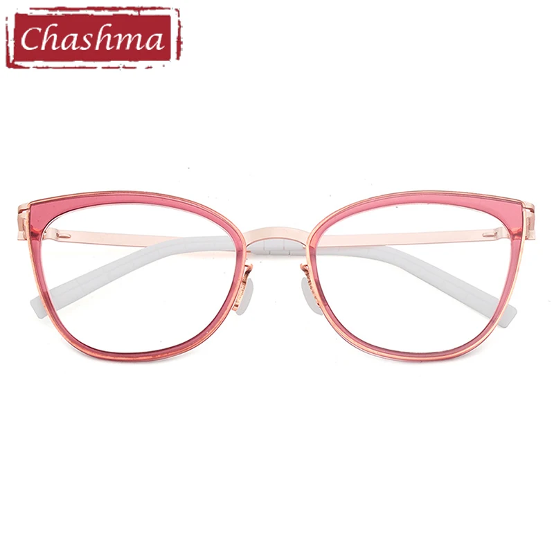 

Chashma Cat Eye Frame Prescription Glasses Women Optical Eyewear Acetate Top Quality Light Weight Spectacle for Progressive Lens