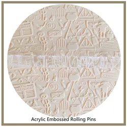 Create A Beautiful Pattern On Your Dough Transparent Acrylic Rolling Pin