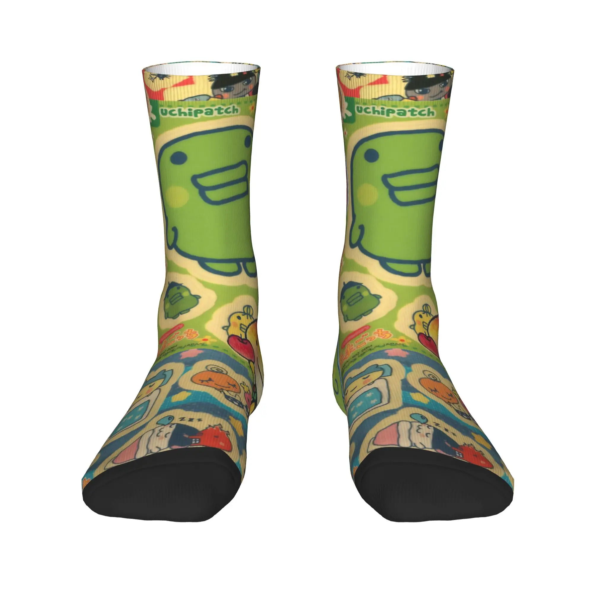 Kuchipatchis Mametchi الجوارب جوارب غير رسمية الرجال جودة الجري جوارب رياضية الشتاء الرسم المضادة للبكتيريا الجوارب