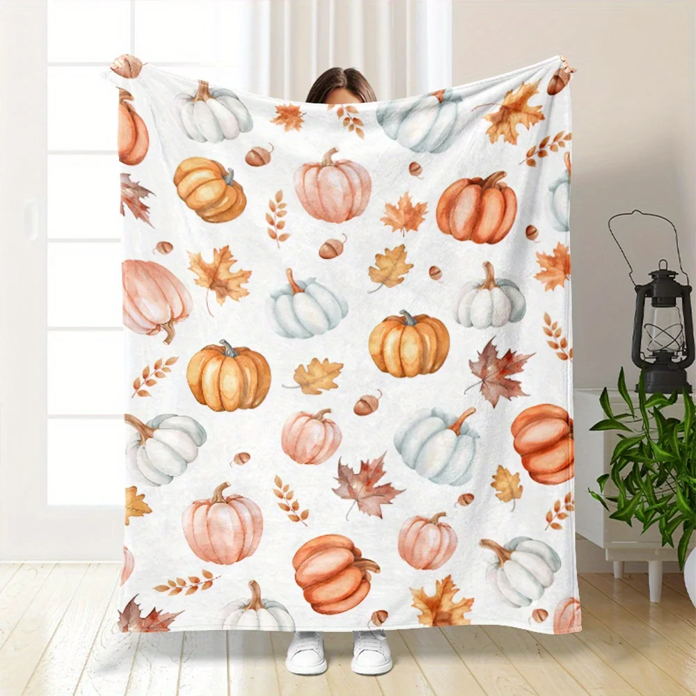 

Comfortable Autumn Themed Shawl Blanket - Lightweight, Warm and Tear Resistant for Sofa or Bed - Perfect for All Seasons