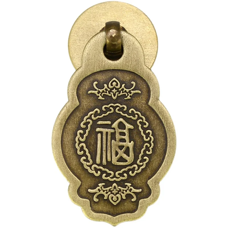 Bouton de tiroir chinois Antique, quincaillerie de meuble, classique, pour armoire, armoire, chaussures, poignée de porte de placard, cône Vintage, anneau de traction