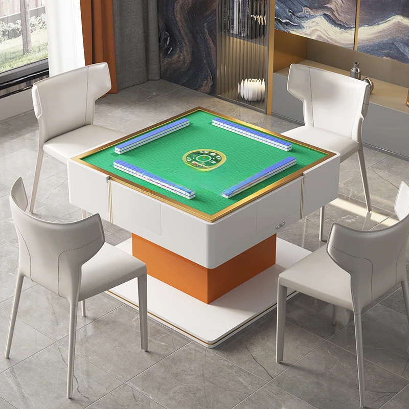 

Living room, dining table, mahjong machine, dual-purpose luxury, modern square, intelligent, lifting, multi-functional