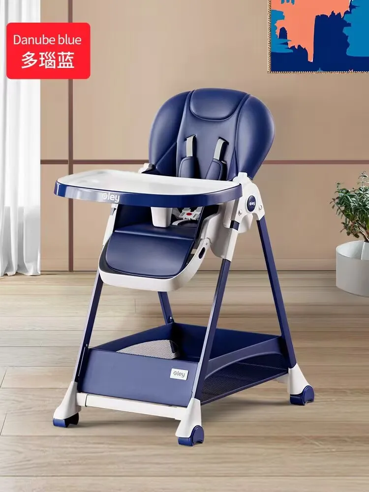 

Baby Dining Chair Baby Home Use Children's Multifunctional Dining Table Chair Foldable Sitting Lying Portable Chair