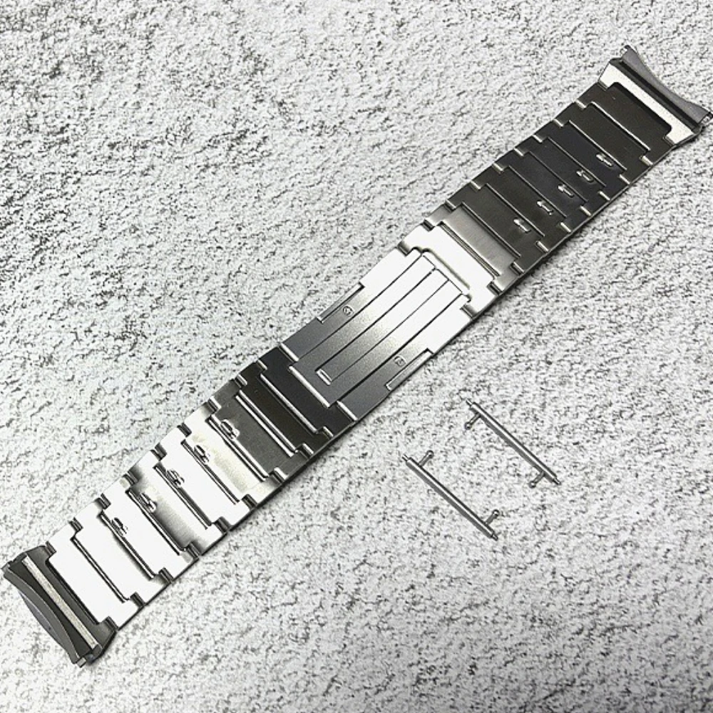 Original Luxury Titanium Strap for Huawei Watch 5 46MM No Gaps Metal Band for Huawei Watch 5 46mm Business Quick Release Band