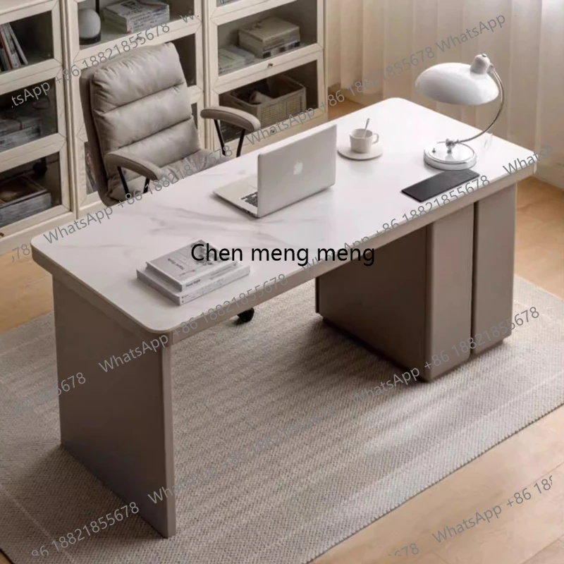 

Italian Light Luxury sintered stone Room desks Computer desk room offices office desks and workstations desk with drawers