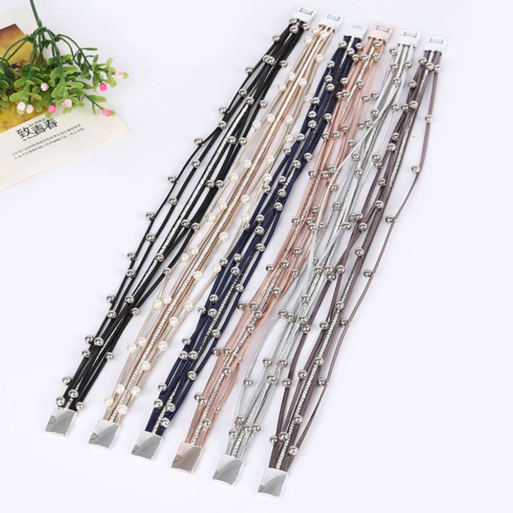 

1Pcs Fashionable Pearl Bangle for Women PU Rhinestone Wrist Bracelet Elegant Jewelry Accessory Chic Look Light Golden