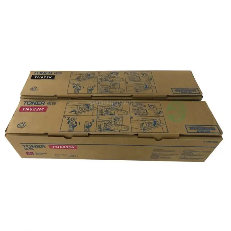 Tn622 Konica Minolta Tn-622 Toner Cartridge C1085 Bizzub Accurio C685 C6100 C1100 C3080 C3070 C3070l Color CMYK Copier Toner