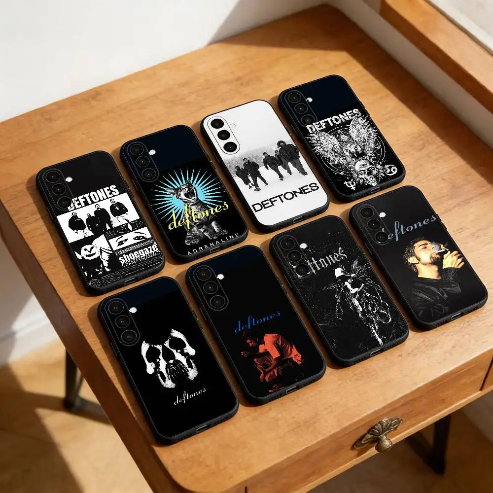 

Rock Band Deftones Phone Case For Samsung Galaxy A13,21s,22,31,32,52,53,71,72,73,Soft Black Cover