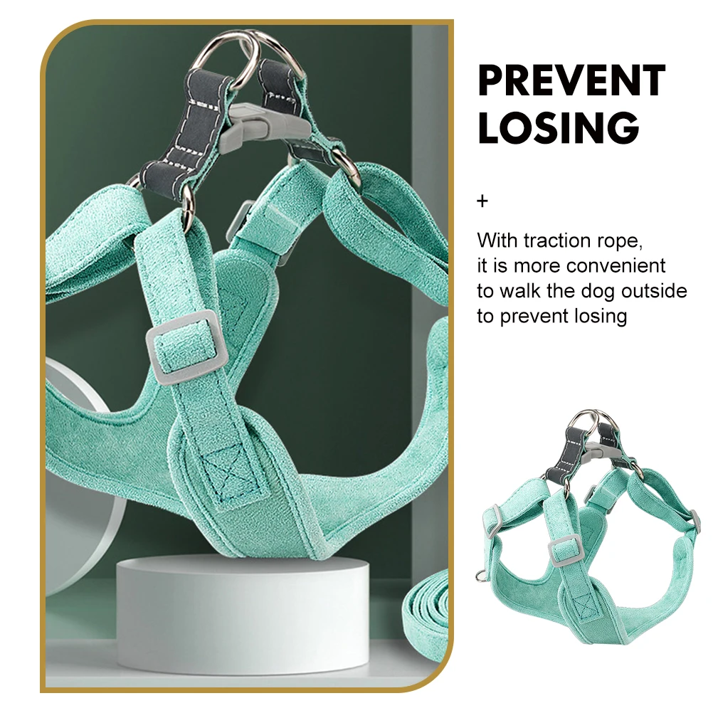 

Pet Leash Xxx Small Puppy Harness and Chest Back Dog Accessory Portable Strap for Dogs Mesh