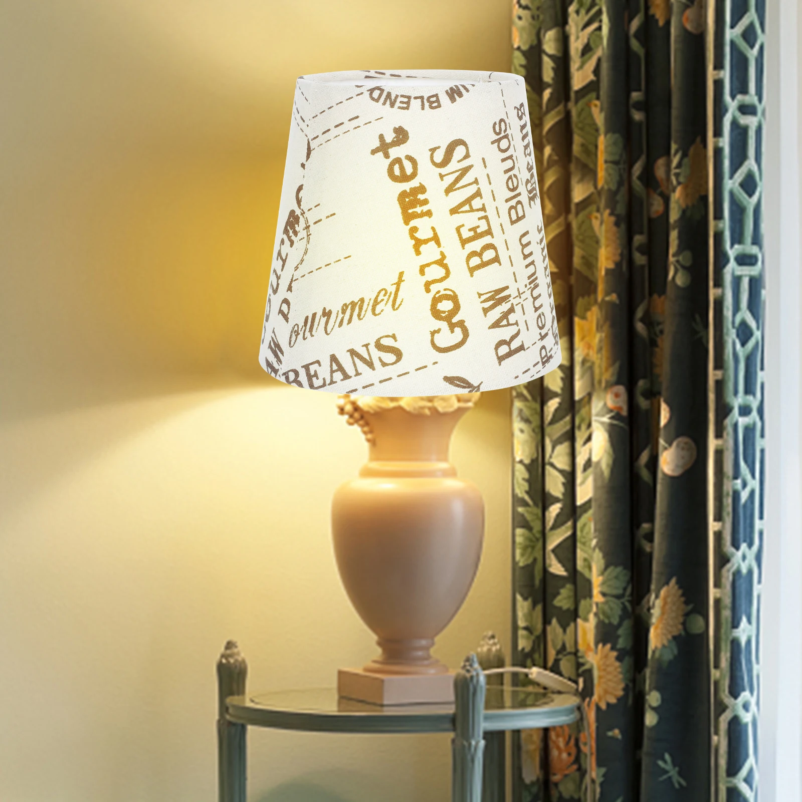 

Fabric Lampshade Shades Bedside Screen Abjoura Foot Screens for Ceiling Light Retro Decor Wall Cover Miss Lampshades
