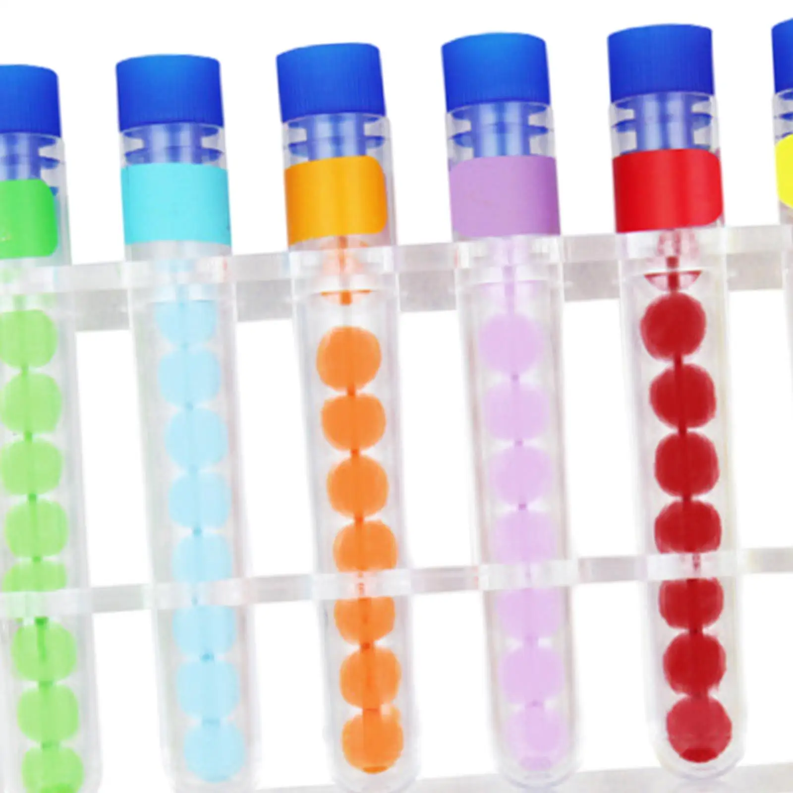 Color Sorting Counting Toy Test Tube with Stand for Boys Girls Holiday Gifts