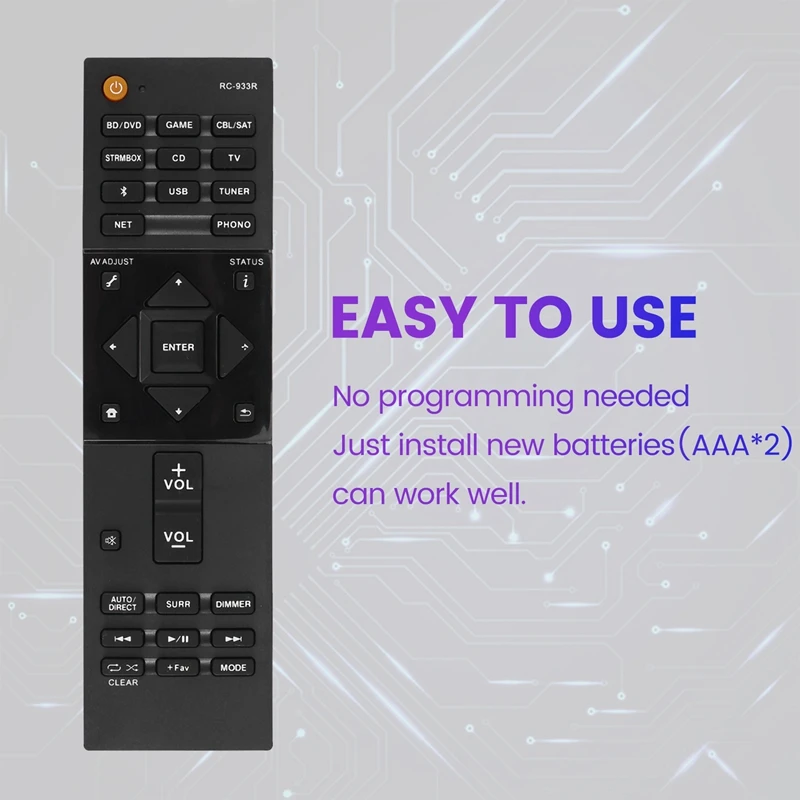 Remote Control Amplifier Player Remote Control Function Remote Control For Pioneer RC-933R AV