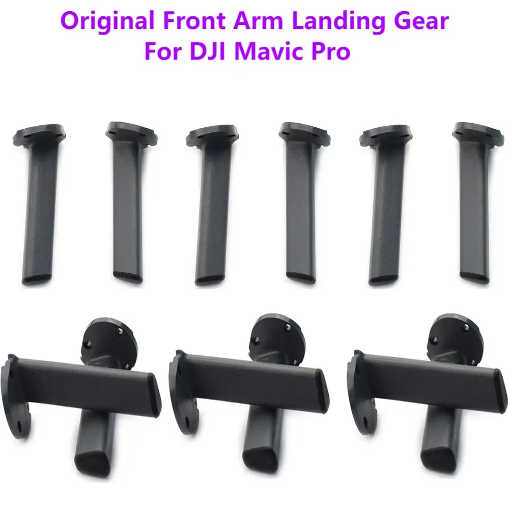 Оригинальная замена шасси на переднем рычаге для DJI Mavic Pro, левая и правая подставка для ног с резиновыми запасными частями для ремонта дронов, 99% новинка