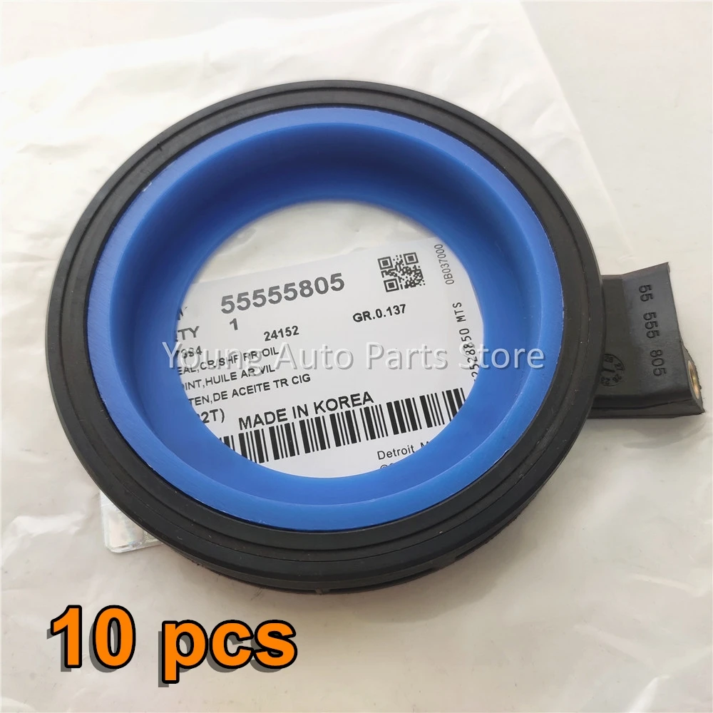 

10PCS 55555805 Engine Crankshaft Oil Seal For Chevrolet Cruze Sonic Trax Opel Astra Zafira Hideo Epica Orlando