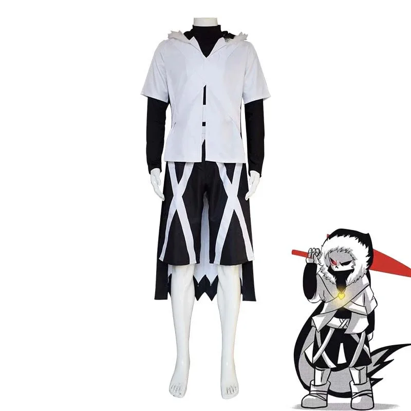 

Костюм для косплея Game Undertale XTALE Cross Sans, комплект униформы для взрослых с воротником, карнавальный наряд на Хэллоуин для женщин и мужчин jk; 6