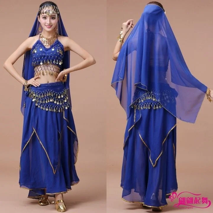 Belly Dancing Costume Sets Egyption Egypt Belly Dance Costume sari indian clothing women bollywood indian Bellydance Dress