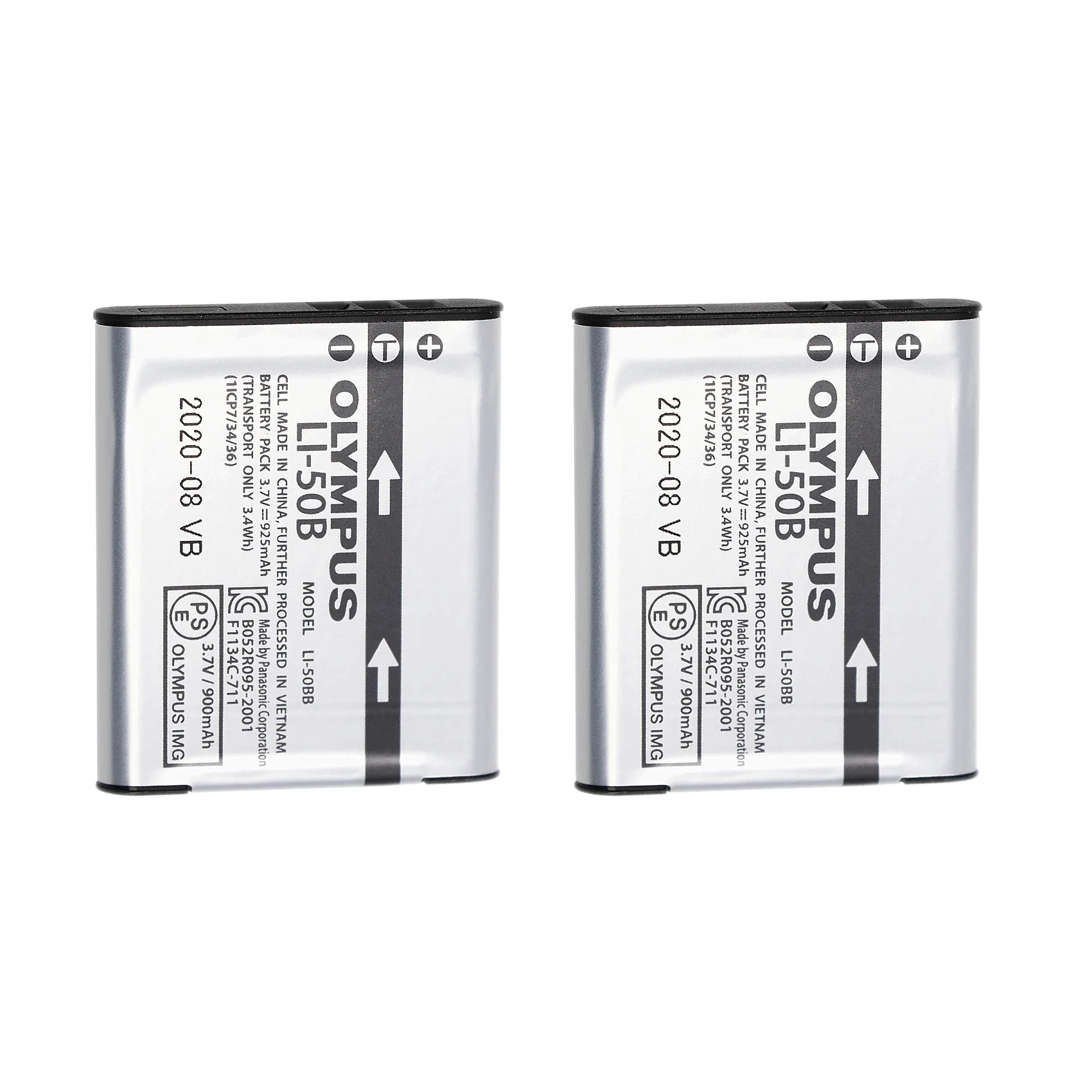 

2Pcs New Original Li-50B Li 50B Battery For Olympus U6010 U6020 Pentax XZ-1 SP-800UZ D-Li92 MJU 1010 1020 TG810 VR-340 SZ10